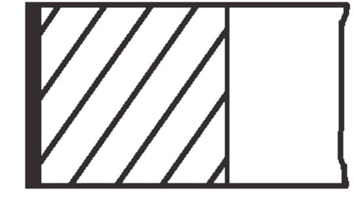 Piston ring kit mahle fits - kit,