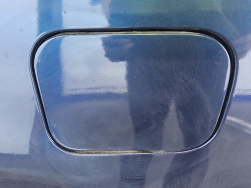 Fuel filler flap blue toyota - fuel,